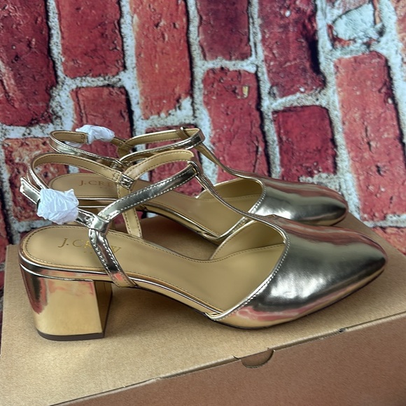 J.Crew T-strap heels new with tags size women’s 9.5 - Picture 6 of 13